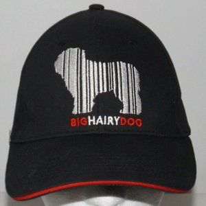 jemco int " big hairy dog" trucker baseball hat velco adjustable  #0091